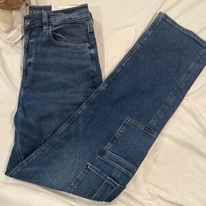 3/$75 NWT American eagle baggy straight cargo jean 6 x-long